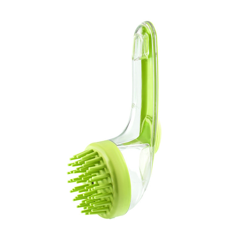 Shampoo-Dispensing Bath Brush