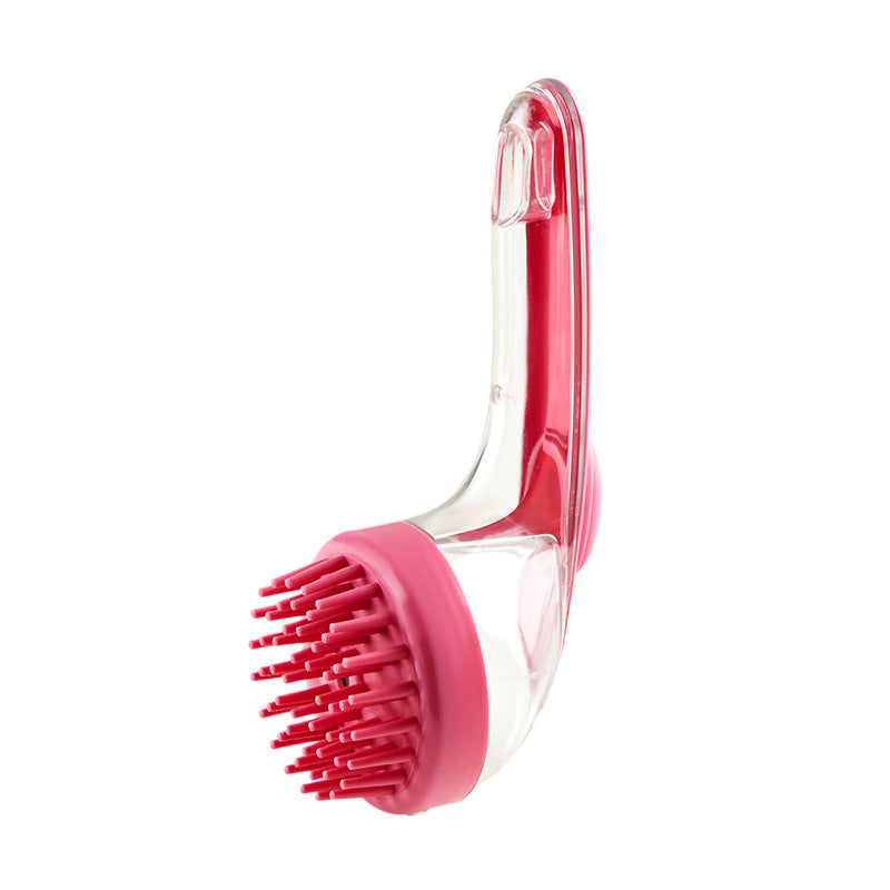 Shampoo-Dispensing Bath Brush